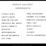 MONAT GALLERY Exhibition flyer pag.2