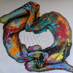 Il cerchio _ Acrylic on canvas _ 80 x 80 x 4 cm_