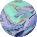 N°1 _ Acrylic on canvas _ 30 cm diameter