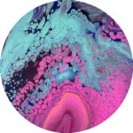 N°2 _ Acrylic on canvas _ 30 cm diameter