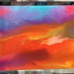1 MAGIA EN LA TARDE-Acrílicos sobre metacrilato-Medidas 40×30- Precio 655€+IVA