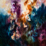 flower shower No.160_Acrylic on linen_80.3 x 80.3cm_jiwon jang_4000€