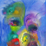 05 CAPTURED LETTER 85X70 CM OIL 2020
