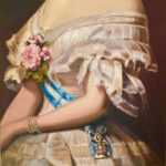MADRID Finery – Parure Number 2 _ oil on canevas _ 100 cm x 100 cm – 39 in x 39 in – 5000 € – 1